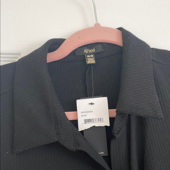 NWT Black Button-Up Dress - Picture 4 of 6